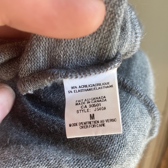 Jules & James Women’s Medium Two-Toned Grey Cowl Neck Dress - Picture 4 of 4